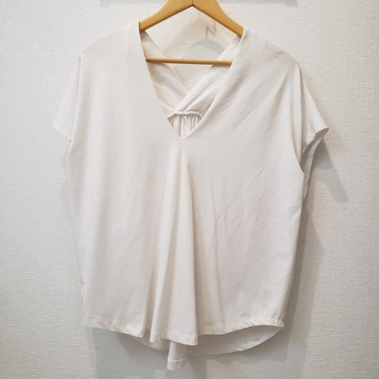 ロージー ROSIEE カットソー 半袖 38 無地 白 / ホワイト /  レディース USED 古着 中古 10006933