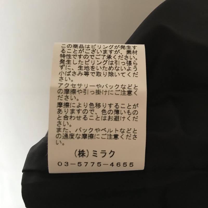 ソーノ Sono スカート ひざ丈スカート 1 無地 黒 / ブラック /  レディース USED 古着 中古 10007082