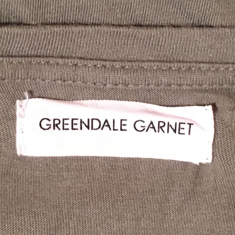 グリーンデイル ガーネット GREENDALE GARNET カットソー 半袖 M 無地 X  緑 / グリーン /  レディース USED 古着 中古 10007306