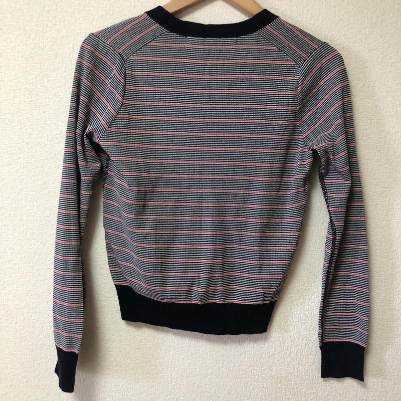 ジュンヤワタナベマン JUNYA WATANABE MAN カーディガン 長袖 S ボーダー柄 白 / ホワイト / X 黒 / ブラック / X 赤 / レッド /  メンズ USED 古着 中古 10007367