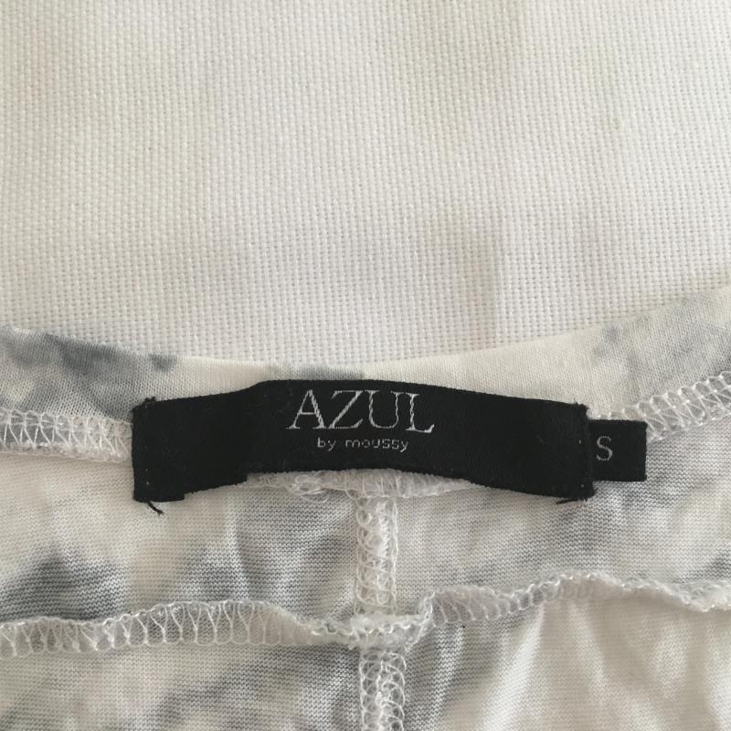 アズールバイマウジー AZUL BY MOUSSY カットソー 半袖 S  白 / ホワイト / X 灰 / グレー /  レディース USED 古着 中古 10008598