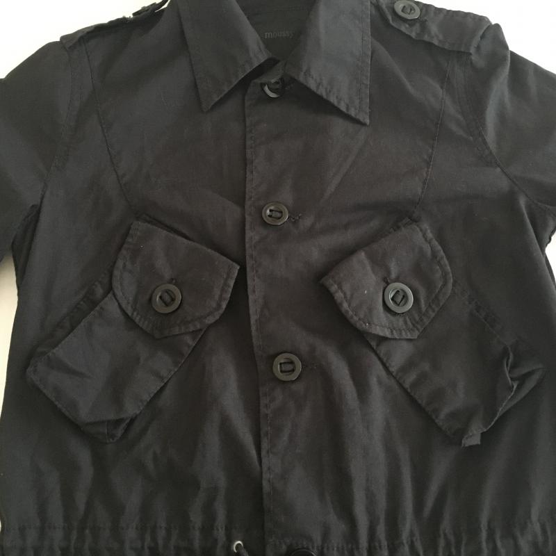 マウジー MOUSSY ジャケット、上着 ジャンパー、ブルゾン 1 無地 黒 / ブラック /  レディース USED 古着 中古 10008609