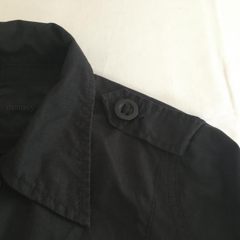 マウジー MOUSSY ジャケット、上着 ジャンパー、ブルゾン 1 無地 黒 / ブラック /  レディース USED 古着 中古 10008609
