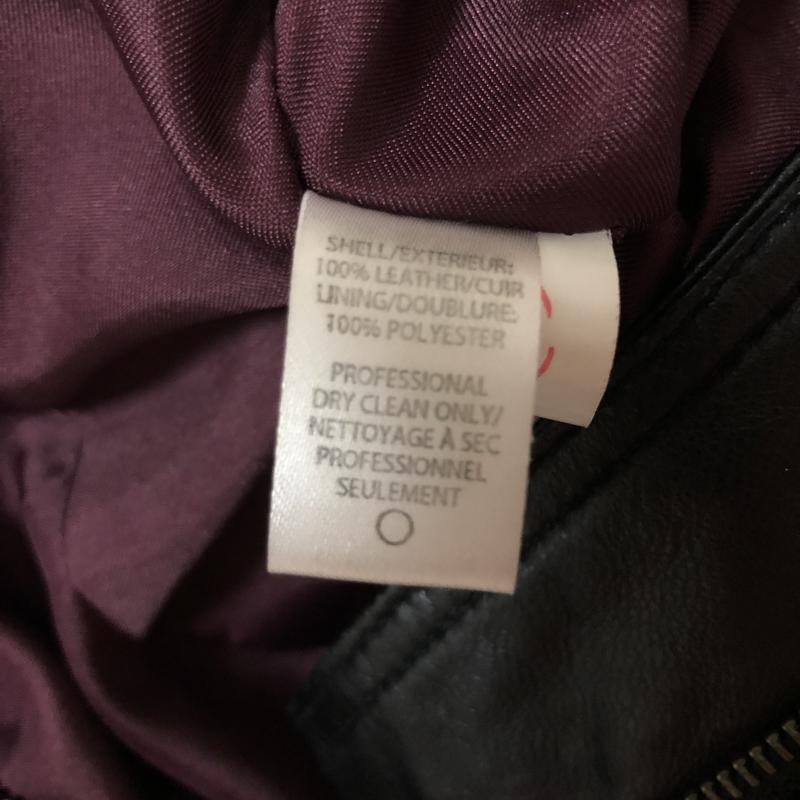カルバン・クライン Calvin Klein ジャケット、上着 レザージャケット S 無地 黒 / ブラック /  レディース USED 古着 中古 10008636