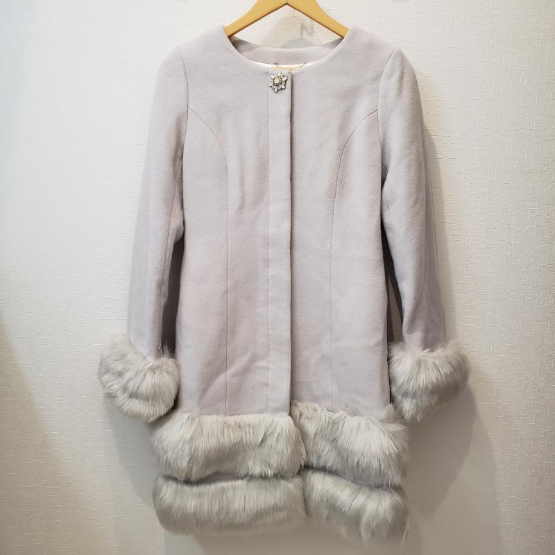 レディー Rady コート コート一般 S 無地 灰 / グレー /  レディース USED 古着 中古 10008674