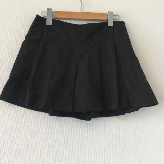 ロペ ROPE' パンツ ショートパンツ 7 無地 黒 / ブラック /  レディース USED 古着 中古 10008765