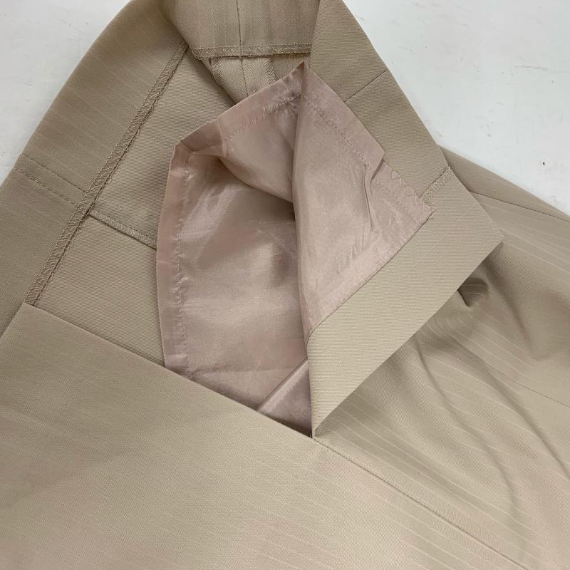 タルボット TALBOTS スーツ ひざ丈スカート ストライプ ベージュ / ベージュ /  レディース USED 古着 中古 10008857