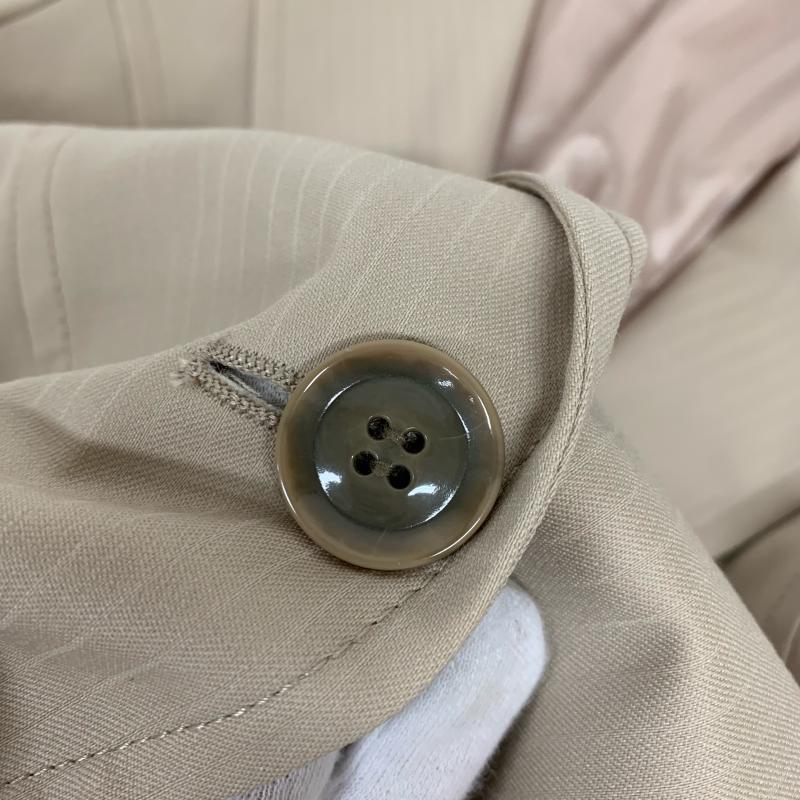 タルボット TALBOTS スーツ ひざ丈スカート ストライプ ベージュ / ベージュ /  レディース USED 古着 中古 10008857
