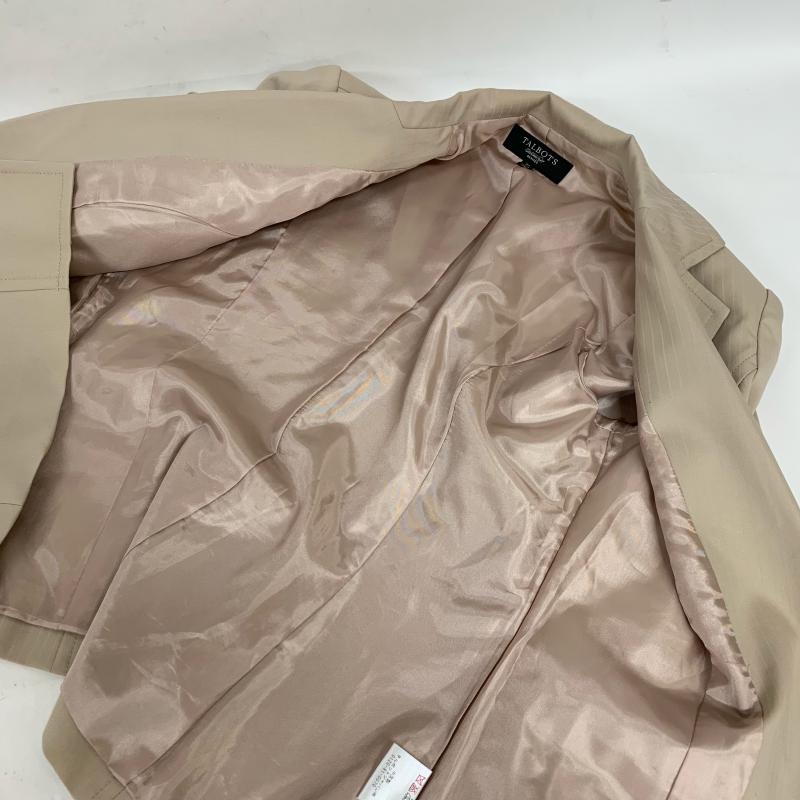 タルボット TALBOTS スーツ ひざ丈スカート ストライプ ベージュ / ベージュ /  レディース USED 古着 中古 10008857