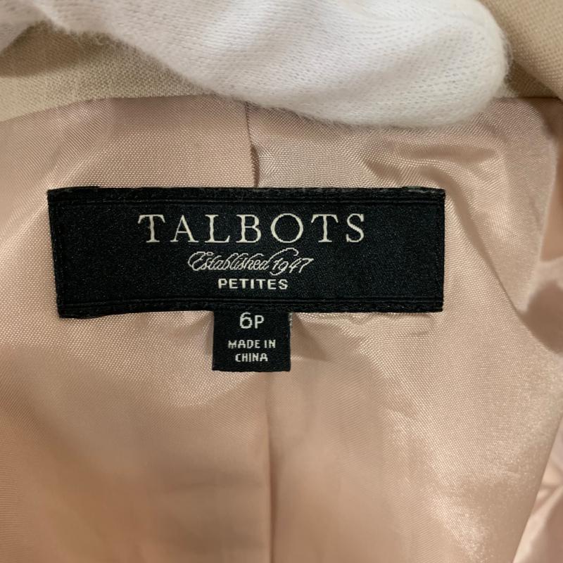 タルボット TALBOTS スーツ ひざ丈スカート ストライプ ベージュ / ベージュ /  レディース USED 古着 中古 10008857