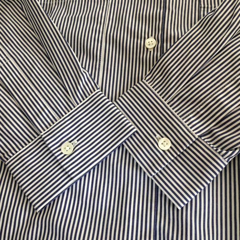 スローブイエナ SLOBE IENA シャツ、ブラウス 長袖 ストライプ 白 / ホワイト / X 青 / ブルー /  レディース USED 古着 中古 10009144