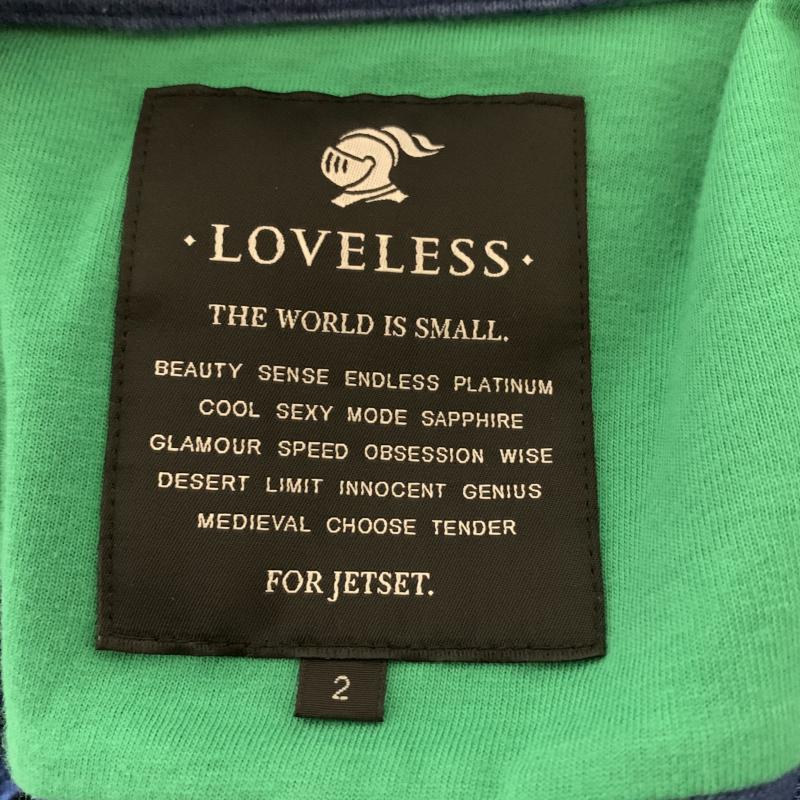 ラブレス LOVELESS ジャケット、上着 ジャケット、ブレザー 内ポケット付き 2 無地 X 総柄 X ワンポイント 青 / ブルー /  メンズ USED 古着 中古 10009363