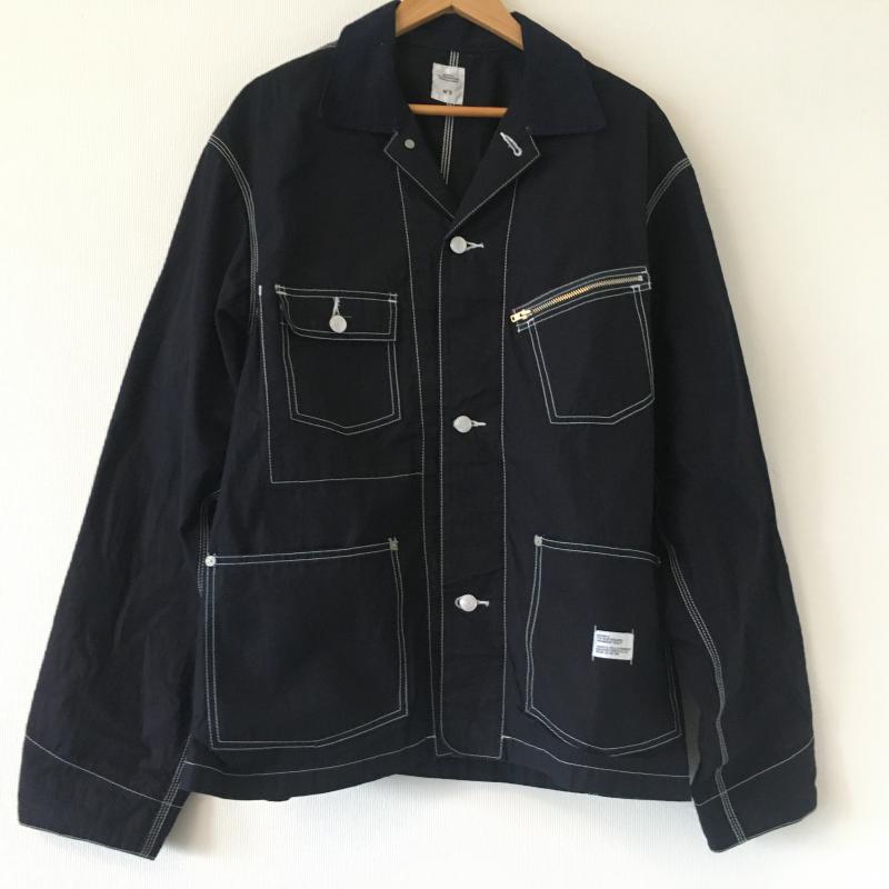 ベドウィン アンド ザ ハートブレイカーズ BEDWIN & THE HEARTBREAKERS ジャケット、上着 ジャケット、ブレザー カバーオール 無地 黒 / ブラック /  メンズ USED 古着 中古 10009415