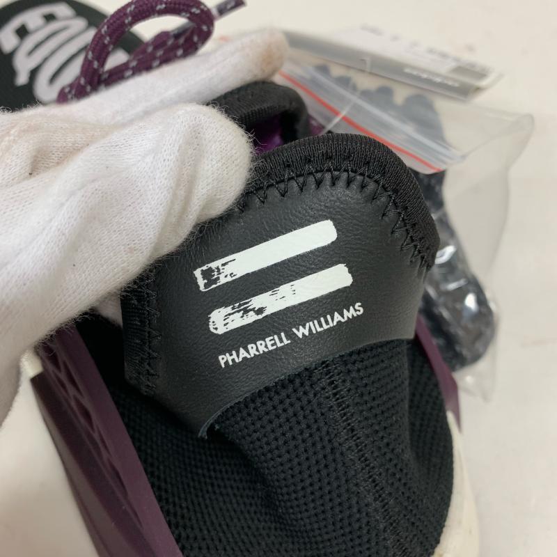 アディダス adidas スニーカー スニーカー adidas×Pharrell 型番:AC7033 26.5cm 無地 X ロゴ、文字 黒 / ブラック / X 白 / ホワイト / X 紫 / パープル /  メンズ USED 古着 中古 10009495