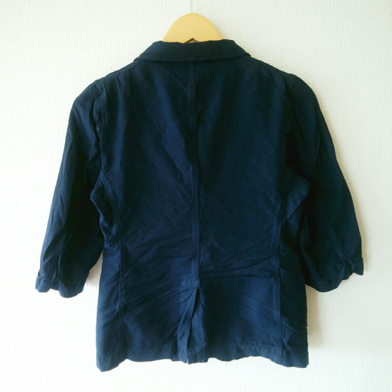 コムデギャルソンコムデギャルソン COMME des GARCONS COMME des GARCONS ジャケット、上着 ジャケット、ブレザー 7分袖 XS 無地 紺 / ネイビー /  メンズ USED 古着 中古 10009654