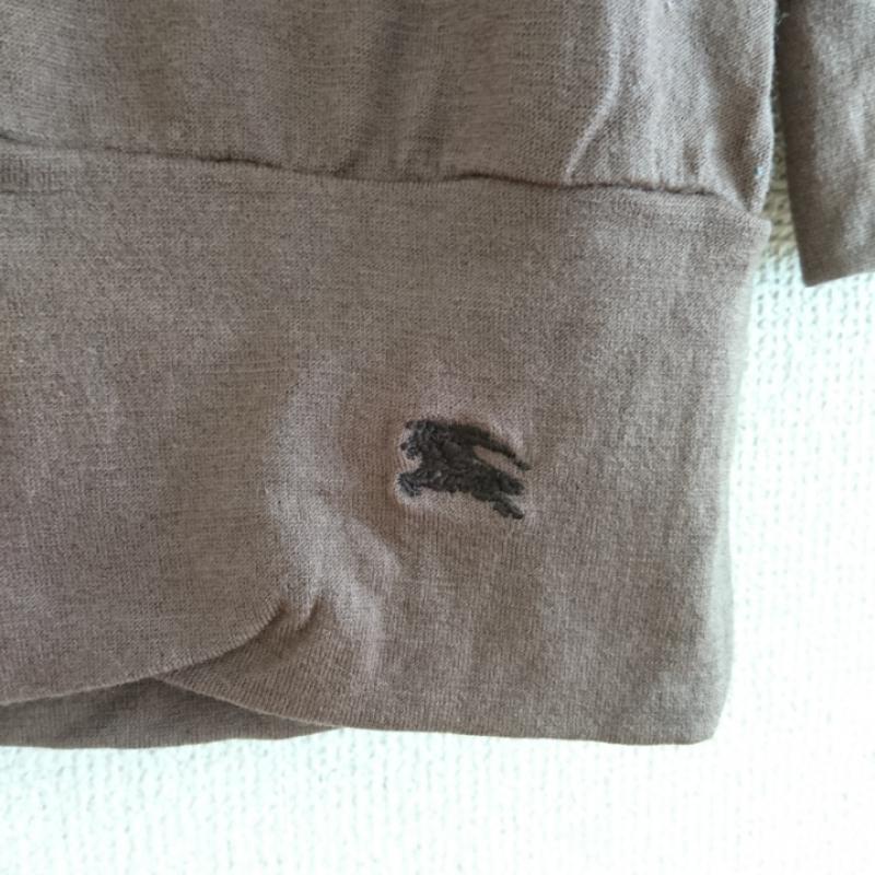 バーバリーブルーレーベル BURBERRY BLUE LABEL チュニック 長袖 38 無地 X ロゴ、文字 茶 / ブラウン /  レディース USED 古着 中古 10009677