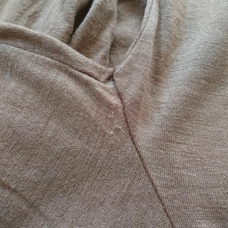 バーバリーブルーレーベル BURBERRY BLUE LABEL チュニック 長袖 38 無地 X ロゴ、文字 茶 / ブラウン /  レディース USED 古着 中古 10009677