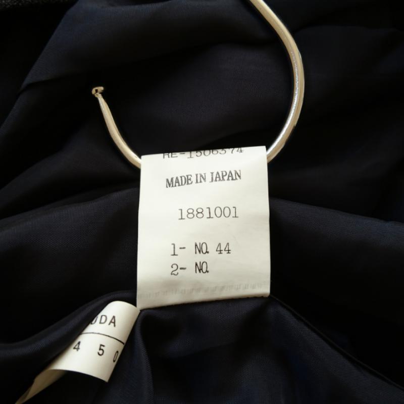 レリアン LEILIAN コート コート一般 ストライプ 灰 / グレー / X 白 / ホワイト /  レディース USED 古着 中古 10009769