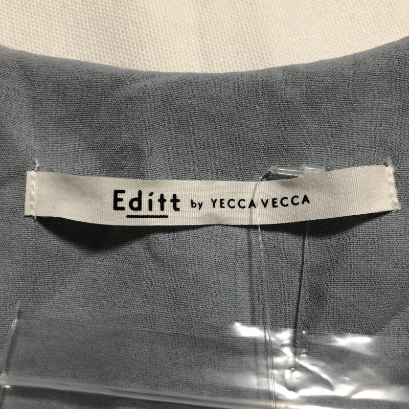 エディットバイイエッカベッカ Editt by YECCA VECCA ワンピース ロングスカート 布ベルト付きワンピース FREE 無地 青 / ブルー /  レディース USED 古着 中古 10009814