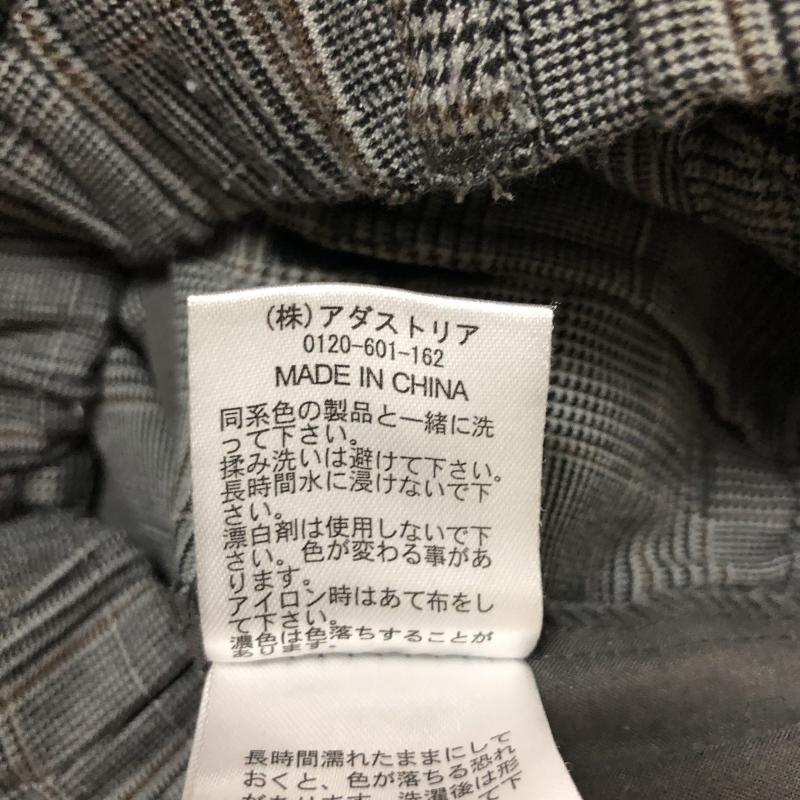 ニコアンド niko and... パンツ スラックス 3 チェック 黒 / ブラック / X 灰 / グレー / X ベージュ / ベージュ /  レディース USED 古着 中古 10009897