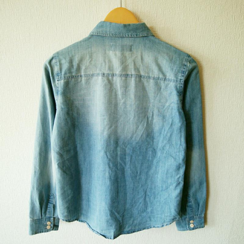 リベットアンドサージ rivet&surge シャツ、ブラウス 長袖 FREE 無地 インディゴ / インディゴ /  レディース USED 古着 中古 10010024