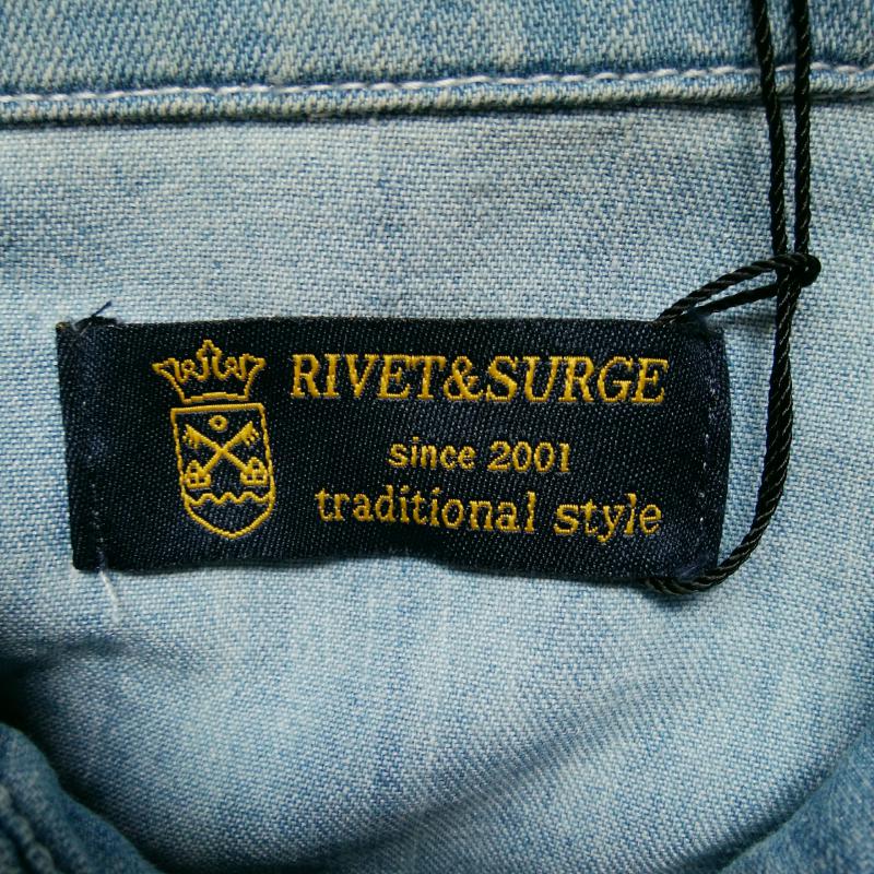 リベットアンドサージ rivet&surge シャツ、ブラウス 長袖 FREE 無地 インディゴ / インディゴ /  レディース USED 古着 中古 10010024