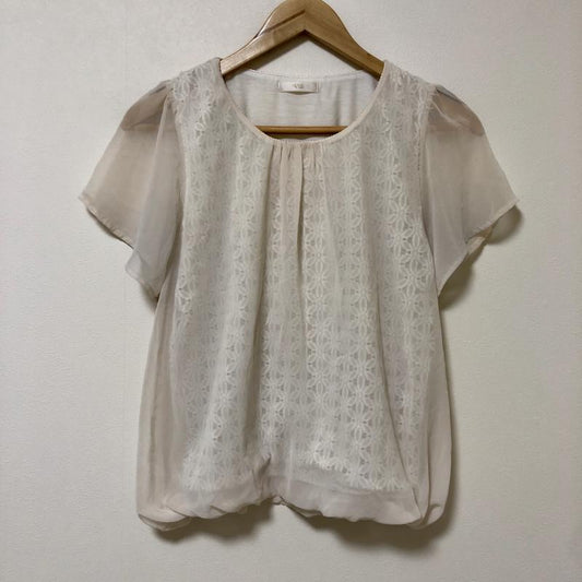 ビス ViS カットソー 半袖 M 白 / ホワイト /  レディース USED 古着 中古 10010060