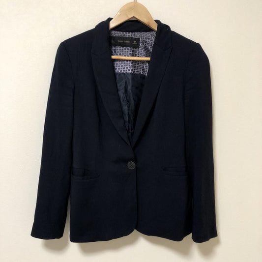 ザラベーシック ZARA BASIC ジャケット、上着 ジャケット、ブレザー S 無地 紺 / ネイビー /  レディース USED 古着 中古 10010107