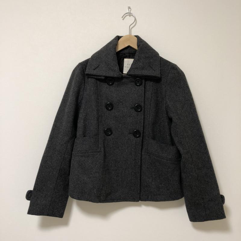 レイカズン Ray Cassin コート ピーコート FREE 無地 灰 / グレー /  レディース USED 古着 中古 10010151