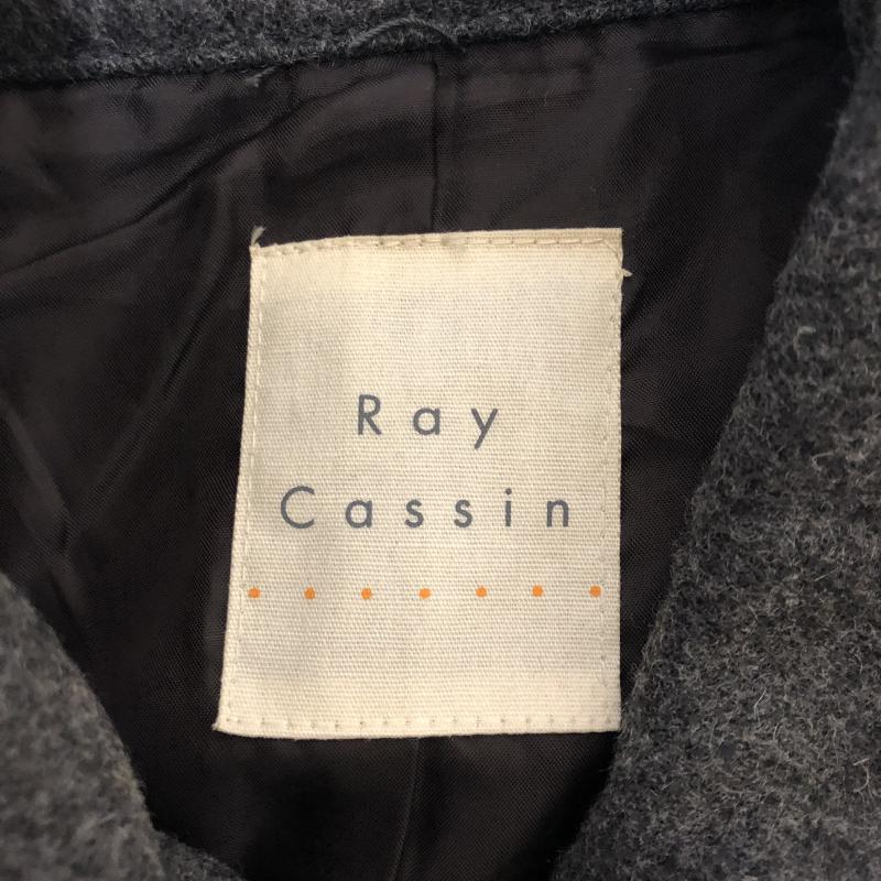 レイカズン Ray Cassin コート ピーコート FREE 無地 灰 / グレー /  レディース USED 古着 中古 10010151