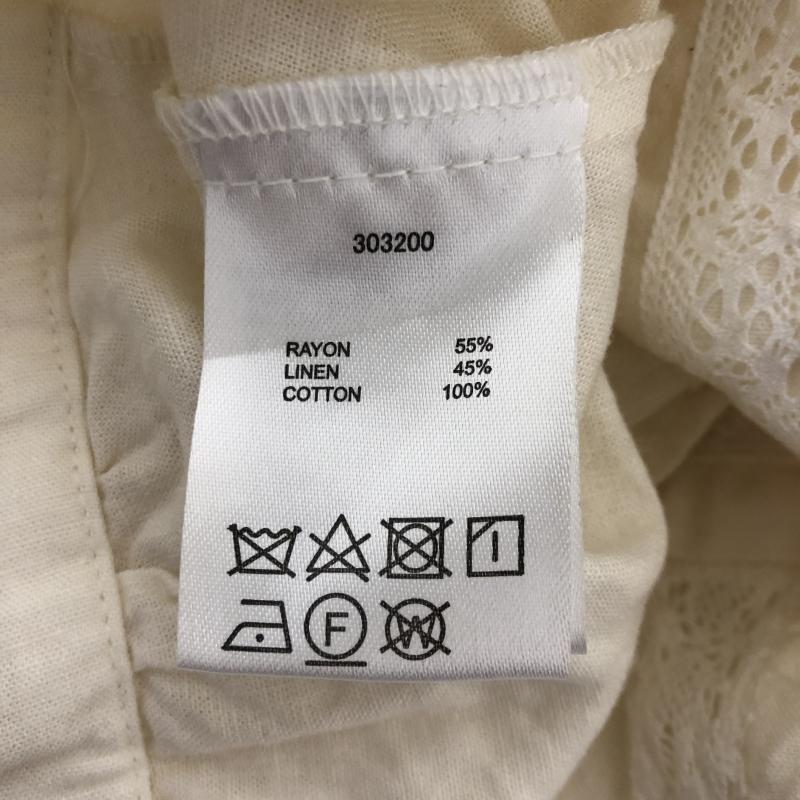 ダブルクローゼット w closet シャツ、ブラウス 長袖 FREE 無地 X  白 / ホワイト /  レディース USED 古着 中古 10010171