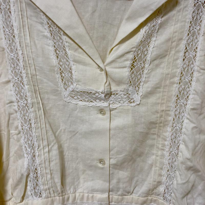 ダブルクローゼット w closet シャツ、ブラウス 長袖 FREE 無地 X  白 / ホワイト /  レディース USED 古着 中古 10010171