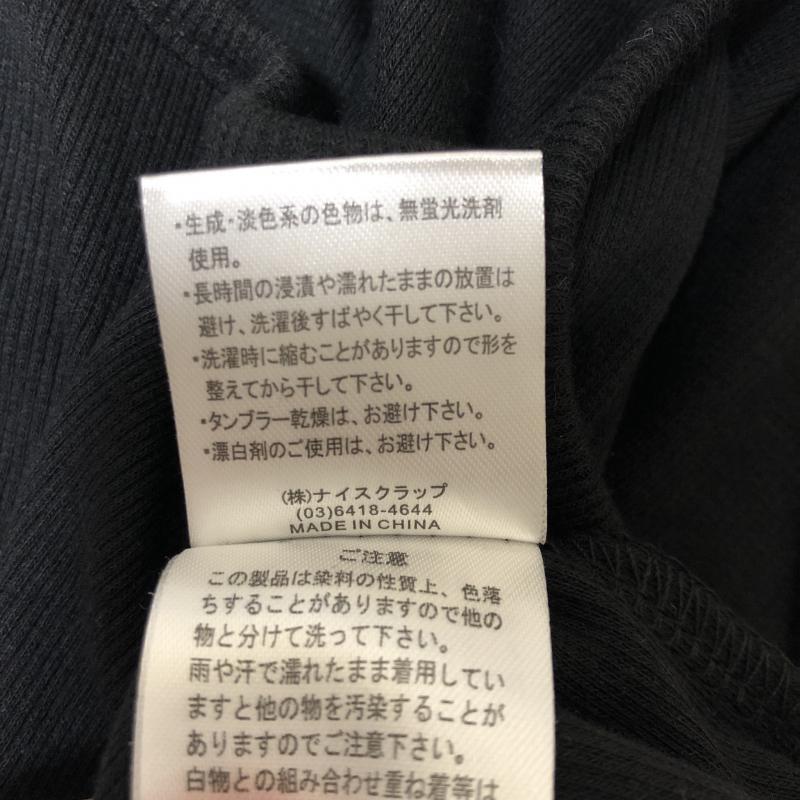 ワンアフター アナザー ナイスクラップ one after another NICE CLAUP タンクトップ タンクトップ FREE 無地 X  黒 / ブラック /  レディース USED 古着 中古 10010197