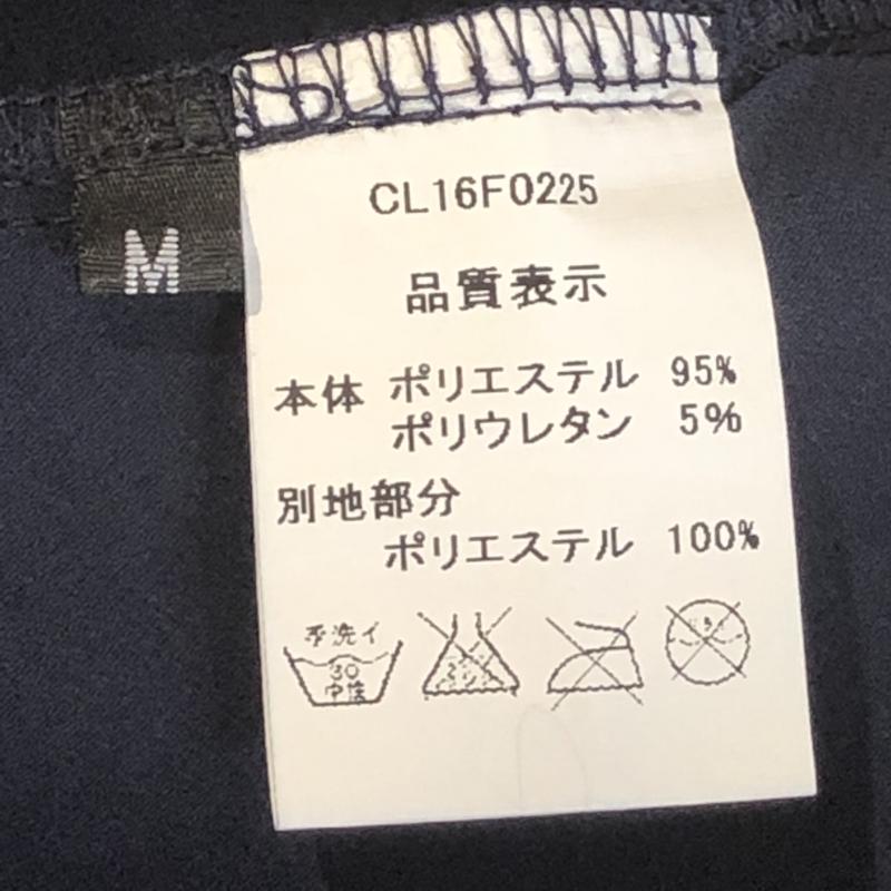 カラー Color カットソー 七分袖 M 無地 紺 / ネイビー /  レディース USED 古着 中古 10010300