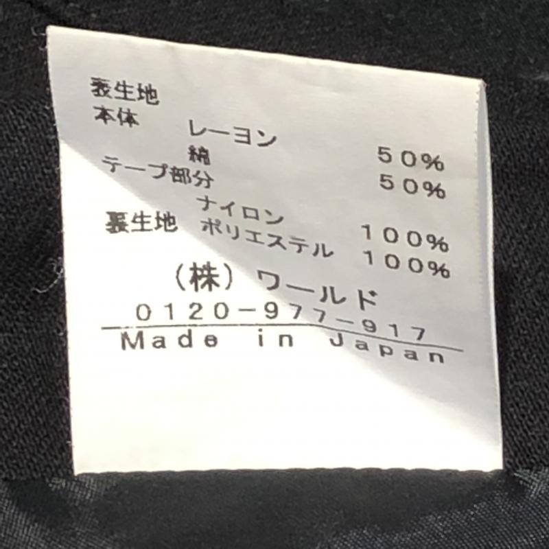 クローラ crolla スカート ひざ丈スカート 38 無地 黒 / ブラック /  レディース USED 古着 中古 10010317