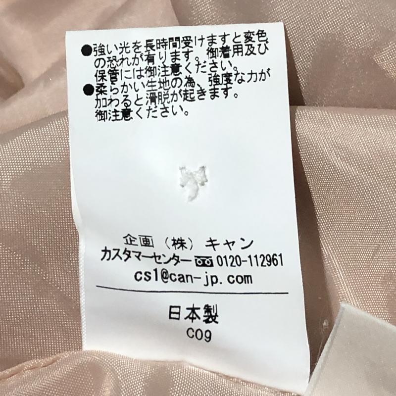 テチチ Techichi スカート ひざ丈スカート M 無地 ベージュ / ベージュ /  レディース USED 古着 中古 10010324