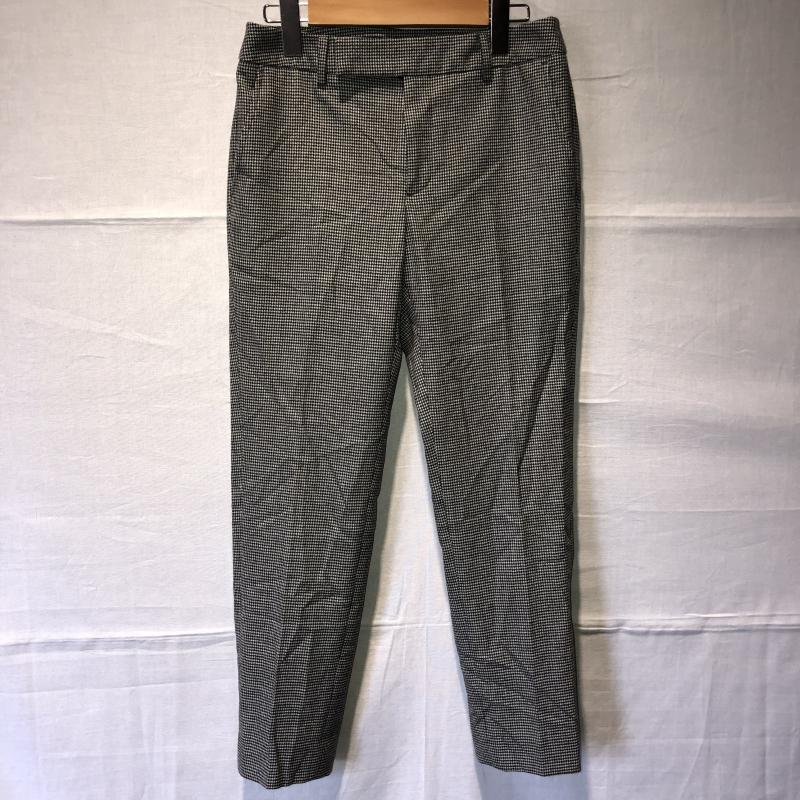 ザスーツカンパニー THE SUIT COMPANY パンツ スラックス 38 千鳥格子 白 / ホワイト / X 黒 / ブラック /  レディース USED 古着 中古 10010325