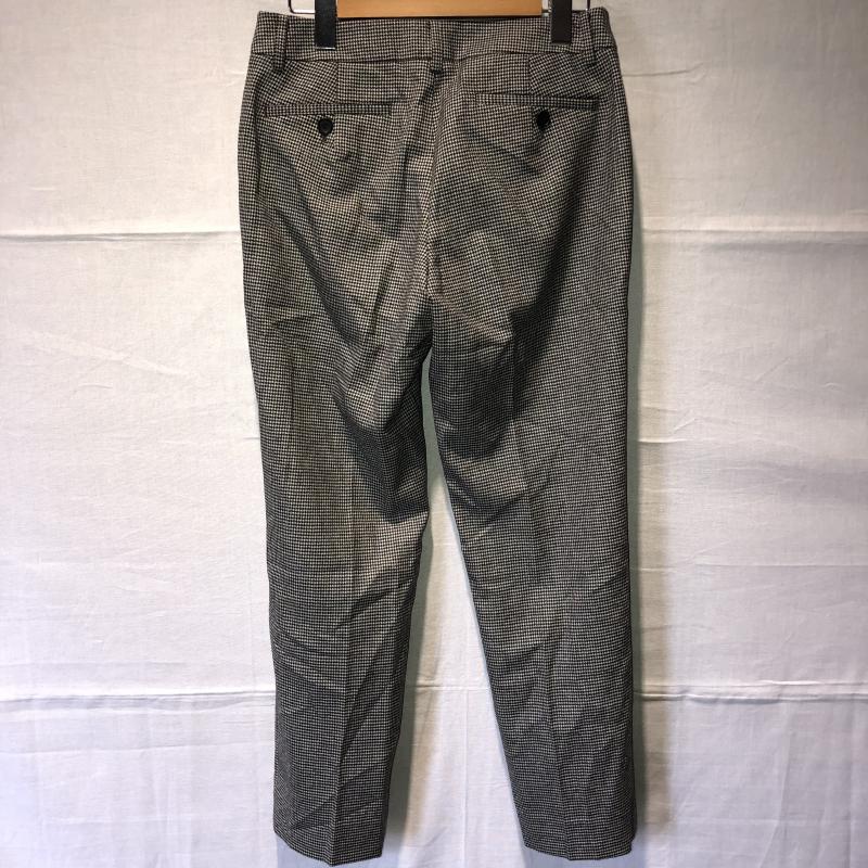 ザスーツカンパニー THE SUIT COMPANY パンツ スラックス 38 千鳥格子 白 / ホワイト / X 黒 / ブラック /  レディース USED 古着 中古 10010325