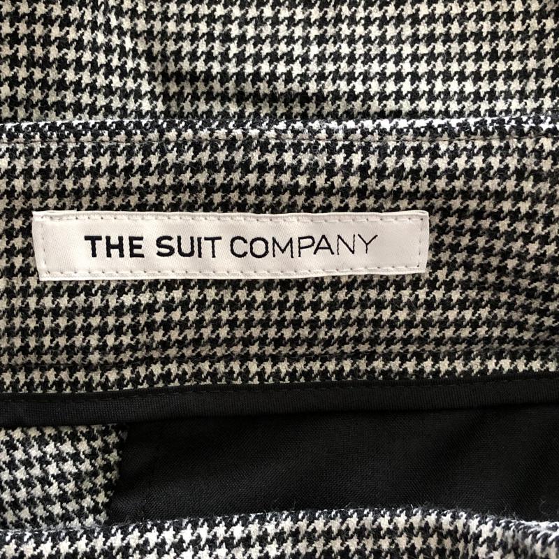 ザスーツカンパニー THE SUIT COMPANY パンツ スラックス 38 千鳥格子 白 / ホワイト / X 黒 / ブラック /  レディース USED 古着 中古 10010325