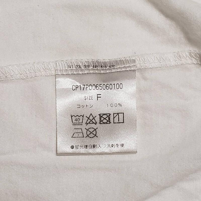 チャオパニック CIAOPANIC カットソー 七分袖 FREE 無地 白 / ホワイト /  レディース USED 古着 中古 10010391