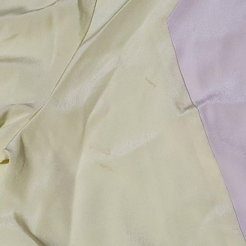 ボディードレッシングデラックス BODY DRESSING Deluxe シャツ、ブラウス 長袖 38 無地 白 / ホワイト / X 黄 / イエロー /  レディース USED 古着 中古 10010394