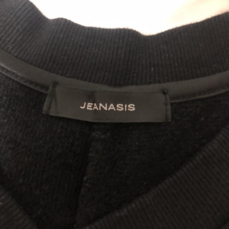 ジーナシス JEANASIS カットソー 長袖 FREE 無地 黒 / ブラック /  レディース USED 古着 中古 10010492