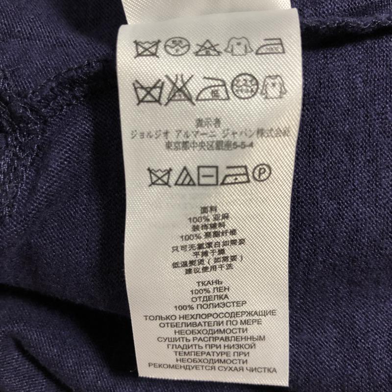 アルマーニエクスチェンジ A/X ARMANIEXCHANGE タンクトップ タンクトップ XS ワンポイント X 無地 紺 / ネイビー /  レディース USED 古着 中古 10010574