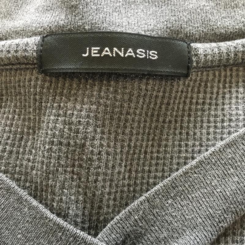 ジーナシス JEANASIS カットソー 半袖 ワッフル FREE 無地 レディース USED 古着 中古 10010684