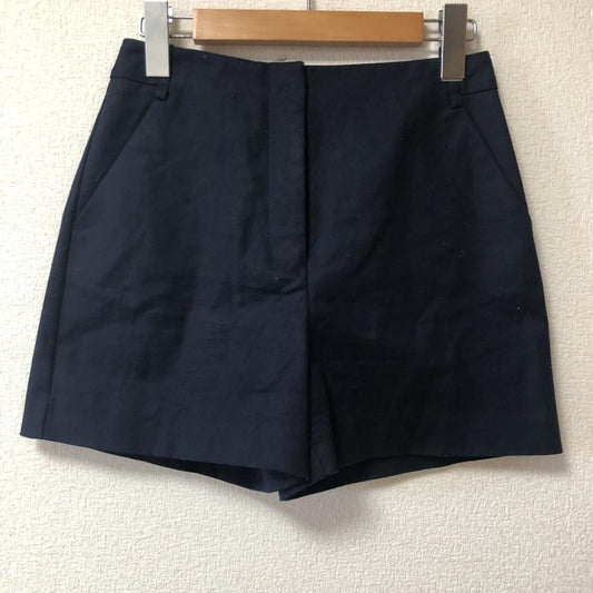 ザラベーシック ZARA BASIC パンツ キュロット XS 無地 紺 / ネイビー /  レディース USED 古着 中古 10010777