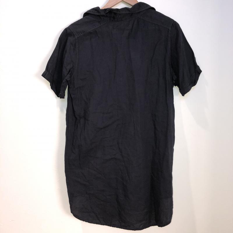 ニコアンド niko and... シャツ、ブラウス 半袖 無地 紺 / ネイビー /  レディース USED 古着 中古 10010816