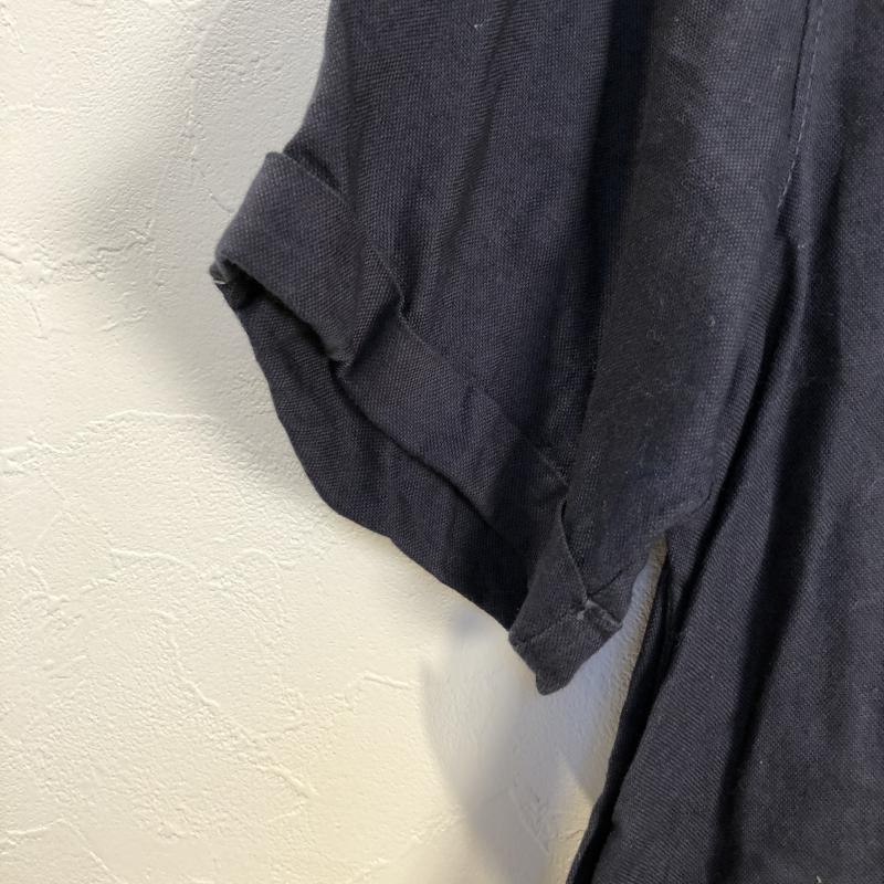 ニコアンド niko and... シャツ、ブラウス 半袖 無地 紺 / ネイビー /  レディース USED 古着 中古 10010816