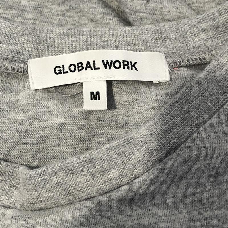 グローバルワーク GLOBAL WORK カットソー 半袖 M 無地 灰 / グレー /  レディース USED 古着 中古 10010817