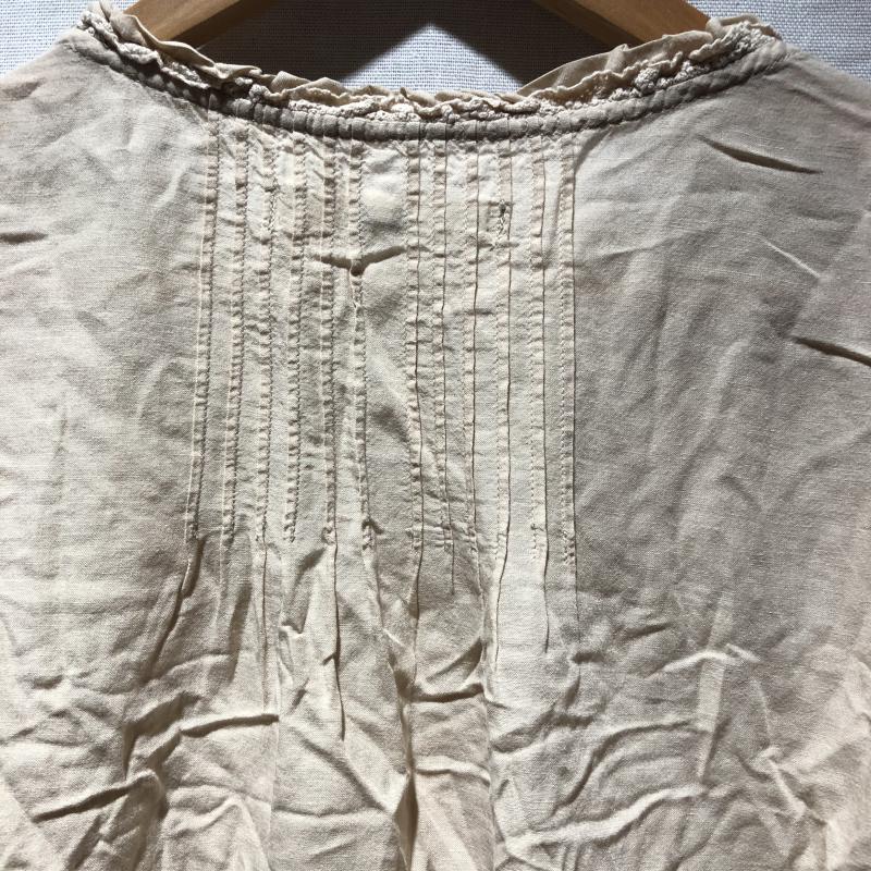シュカ SHUCA チュニック 半袖 M 無地 ベージュ / ベージュ /  レディース USED 古着 中古 10010828
