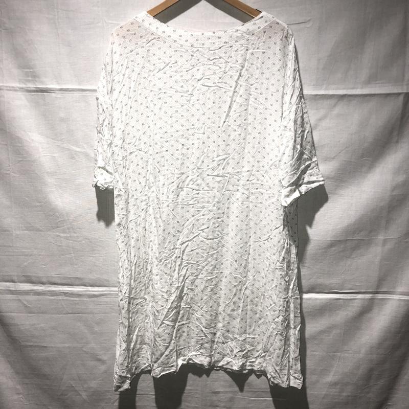 シュカ SHUCA チュニック 半袖 M ドット X  白 / ホワイト / X 青 / ブルー / X 赤 / レッド /  レディース USED 古着 中古 10010829